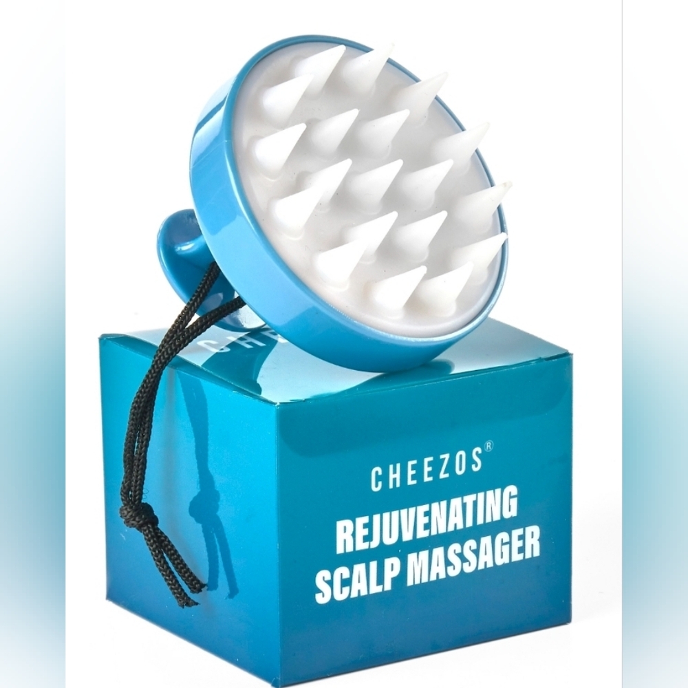 Blue Scalp Massager